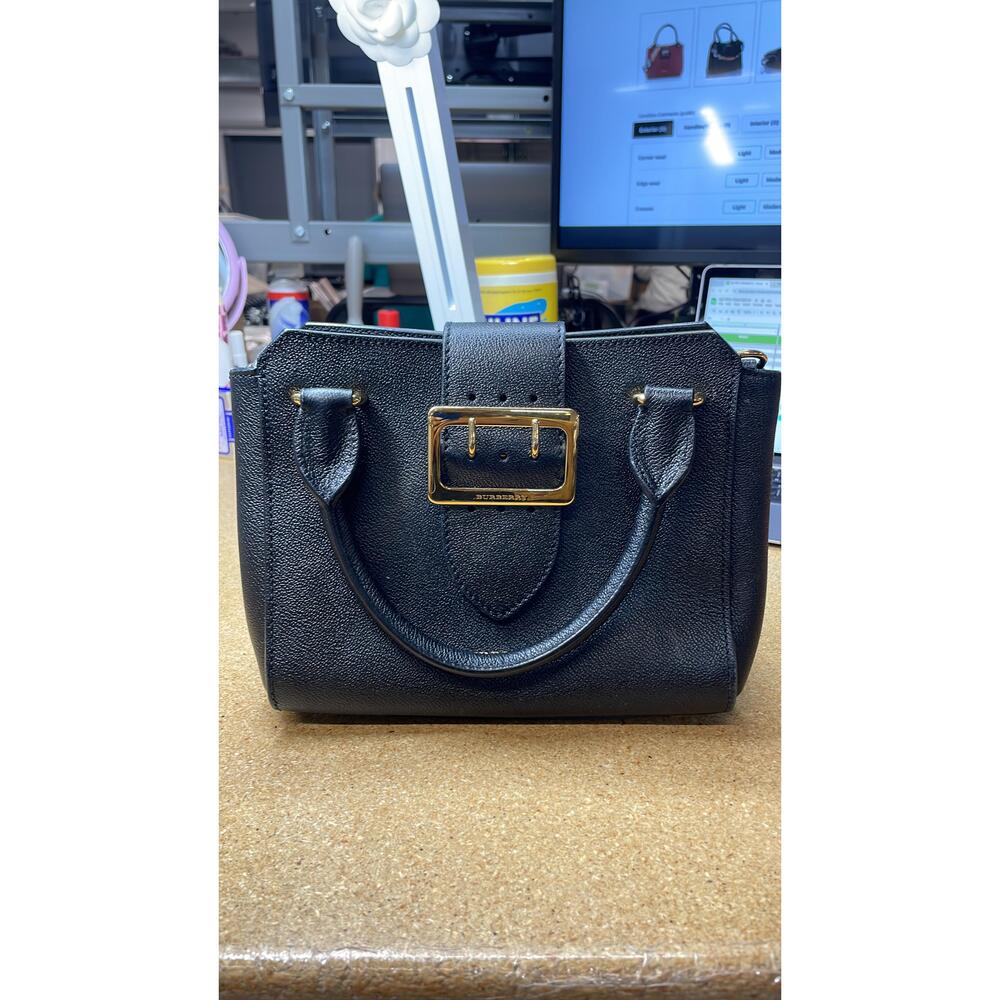 Burberry Buckle Tote Leather Small #158177B65B - Picture 10 of 10